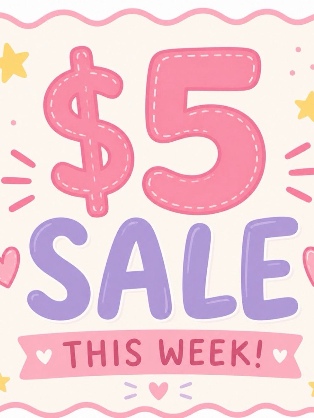 $5 Sale